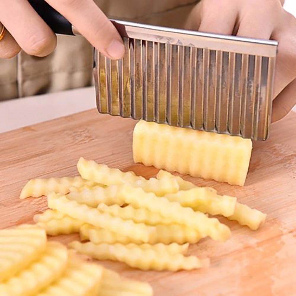 Stainless Steel Crinkle Cutter Knife for Salad and Vegetables Stainless Steel Crinkle Cutter Knife for Salad and Vegetables